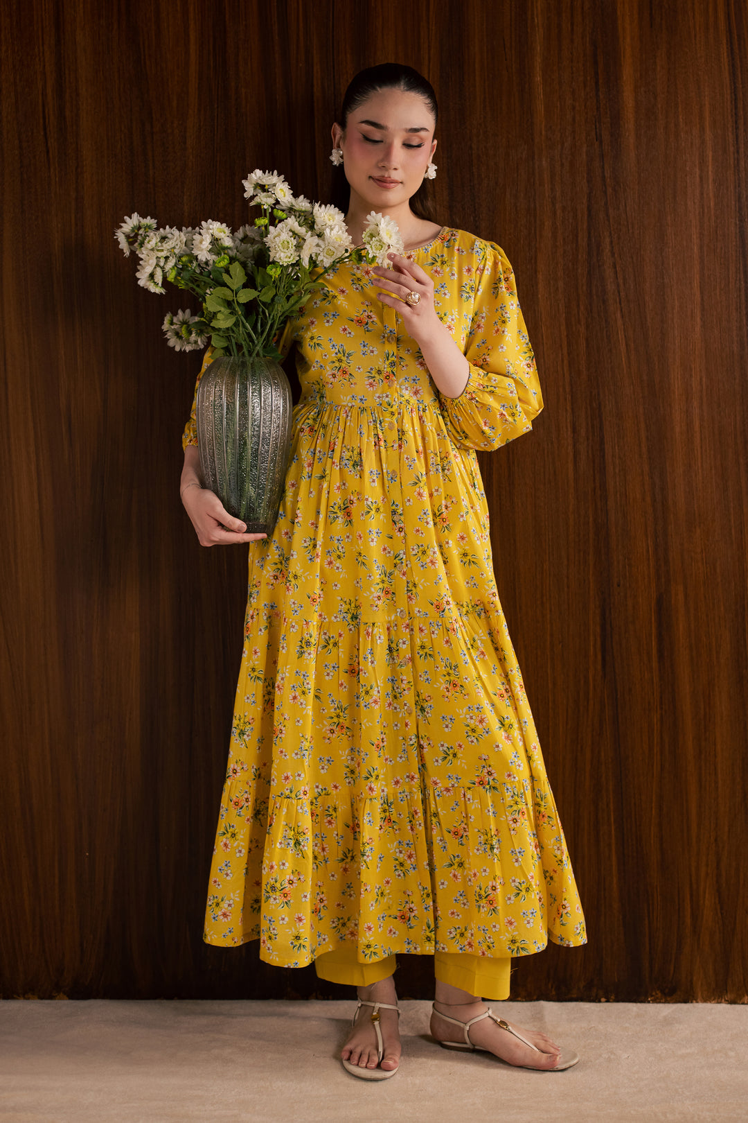 Butter Cup 2Pc - Printed Lawn Dress