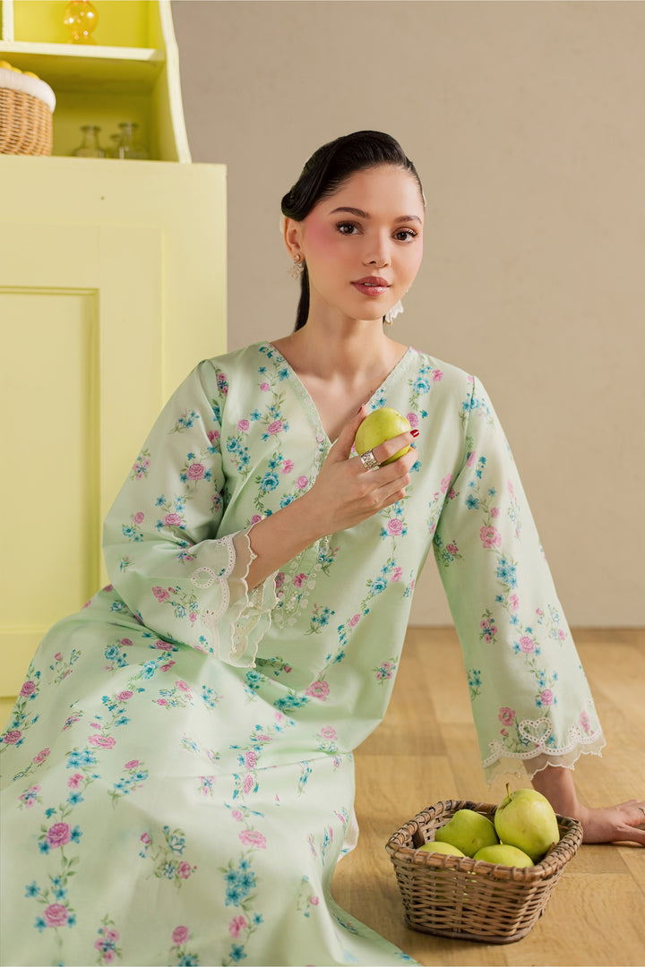 Jiwon 2Pc - Printed Lawn Dress