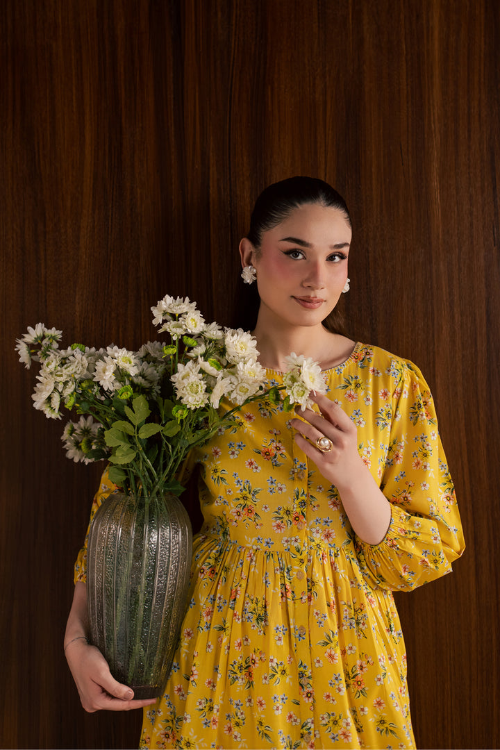 Butter Cup 2Pc - Printed Lawn Dress
