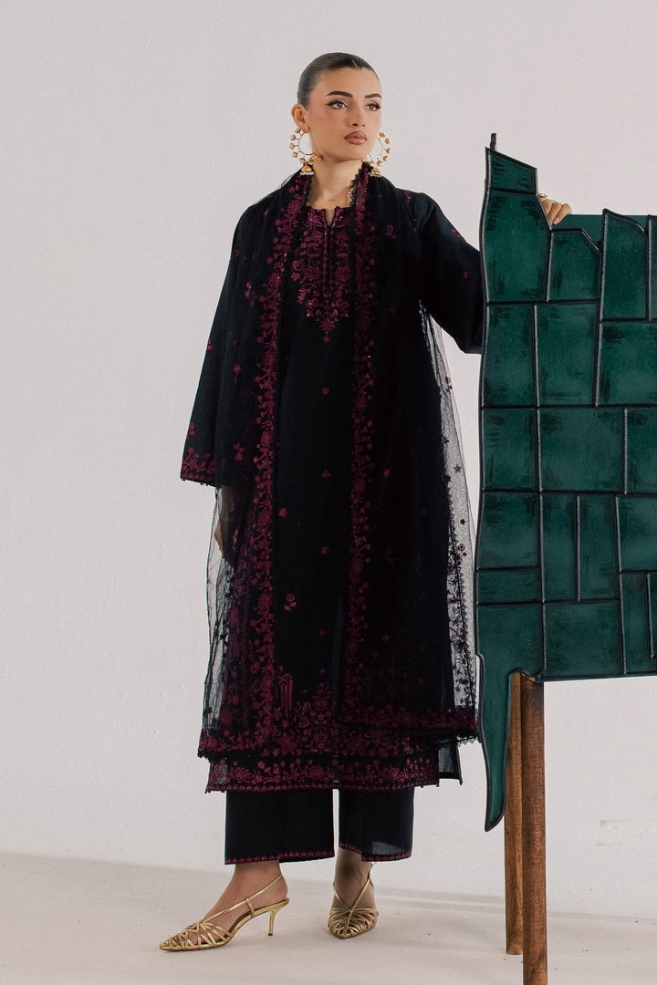 Surkh Saaya 3Pc - Luxury Embroidered Lawn