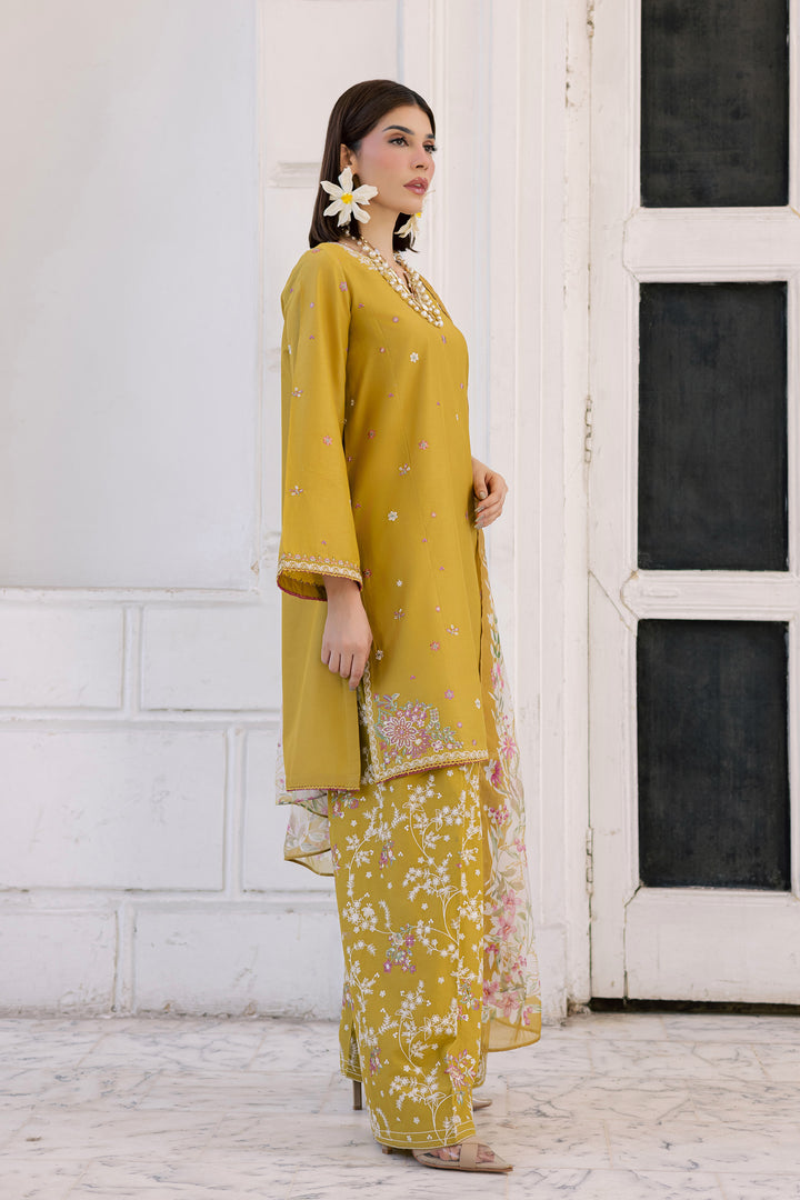 Chandler 3Pc - Festive Embroidered Lawn