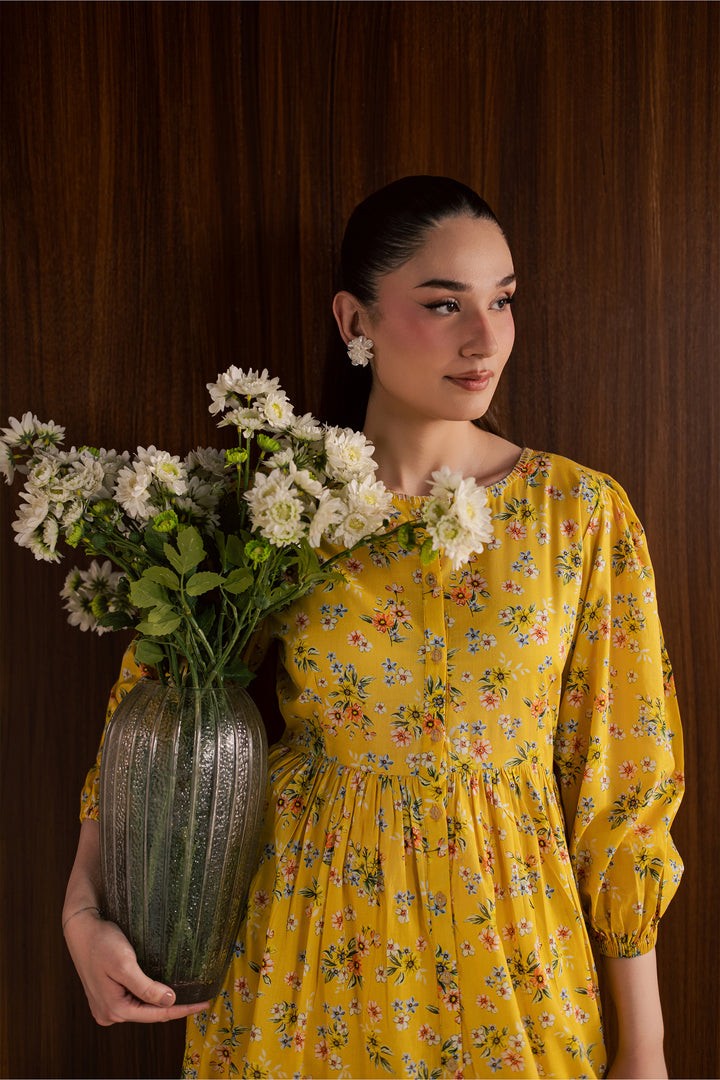 Butter Cup 2Pc - Printed Lawn Dress