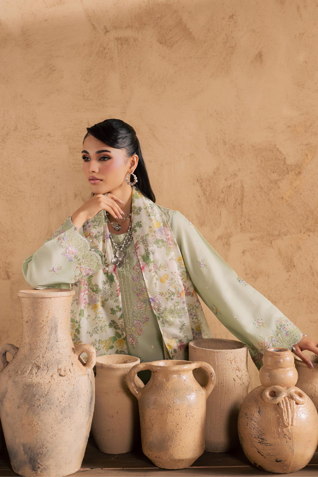 Morika 3Pc - Embroidered Festive Pret