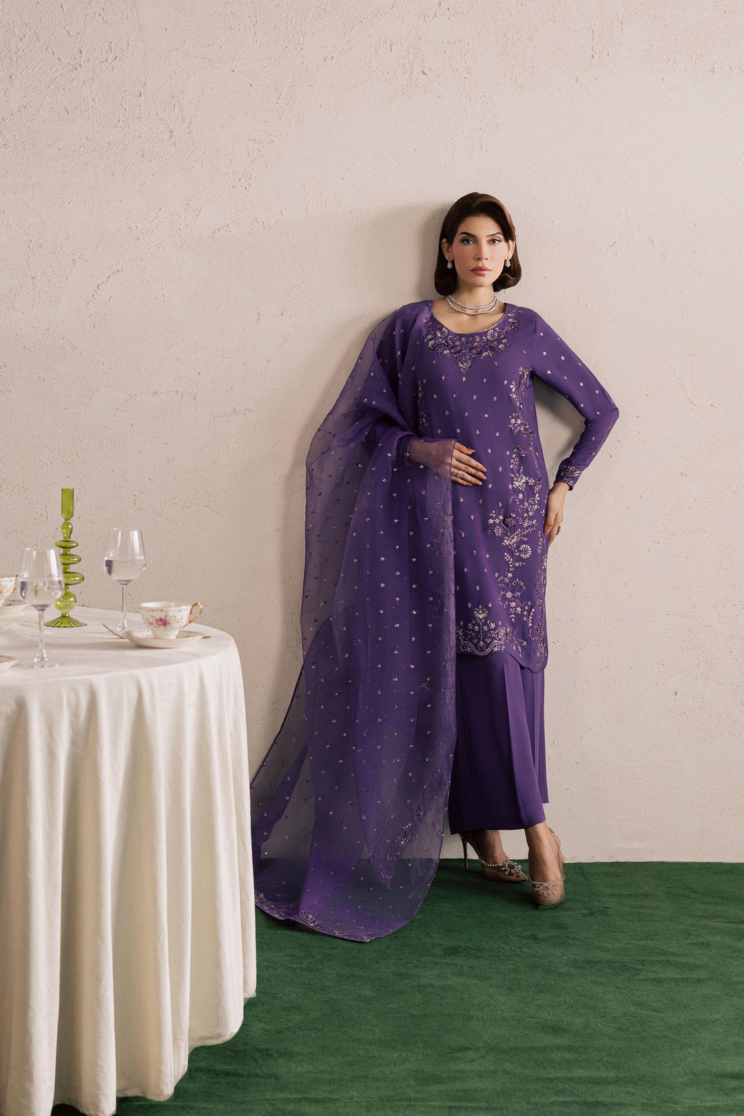 Zareen 3Pc - Festive Luxury Formal