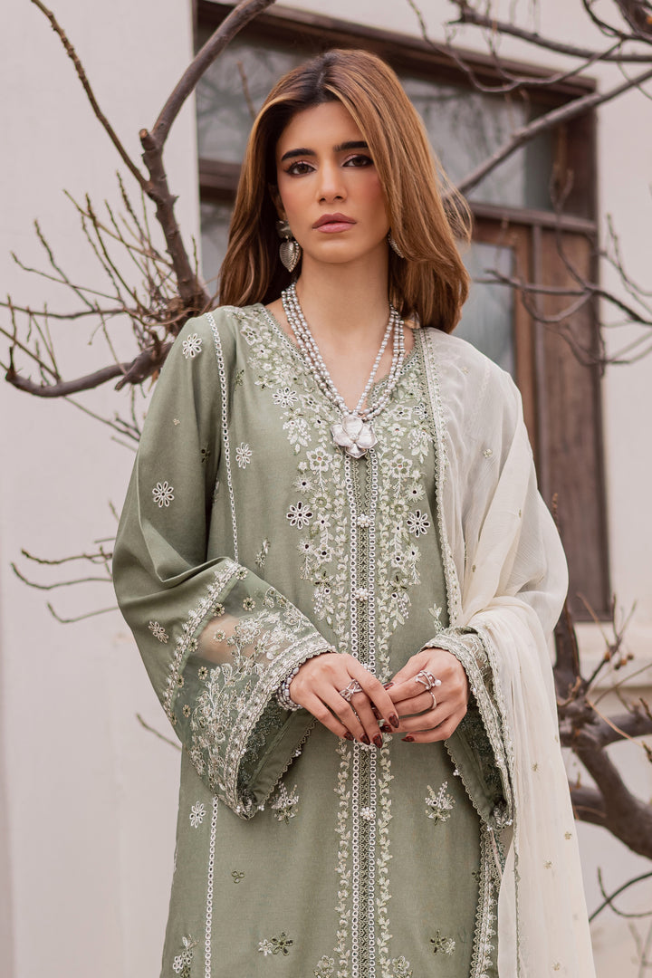 Grass Hopper 3Pc - Embroidered Festive Pret