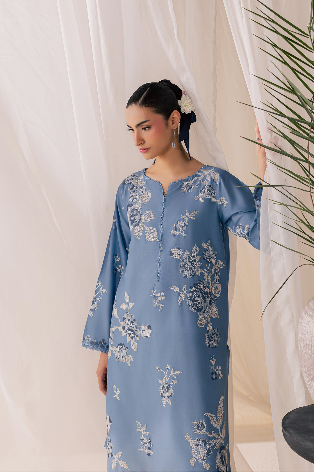 Havier 2Pc - Luxury Embroidered Lawn