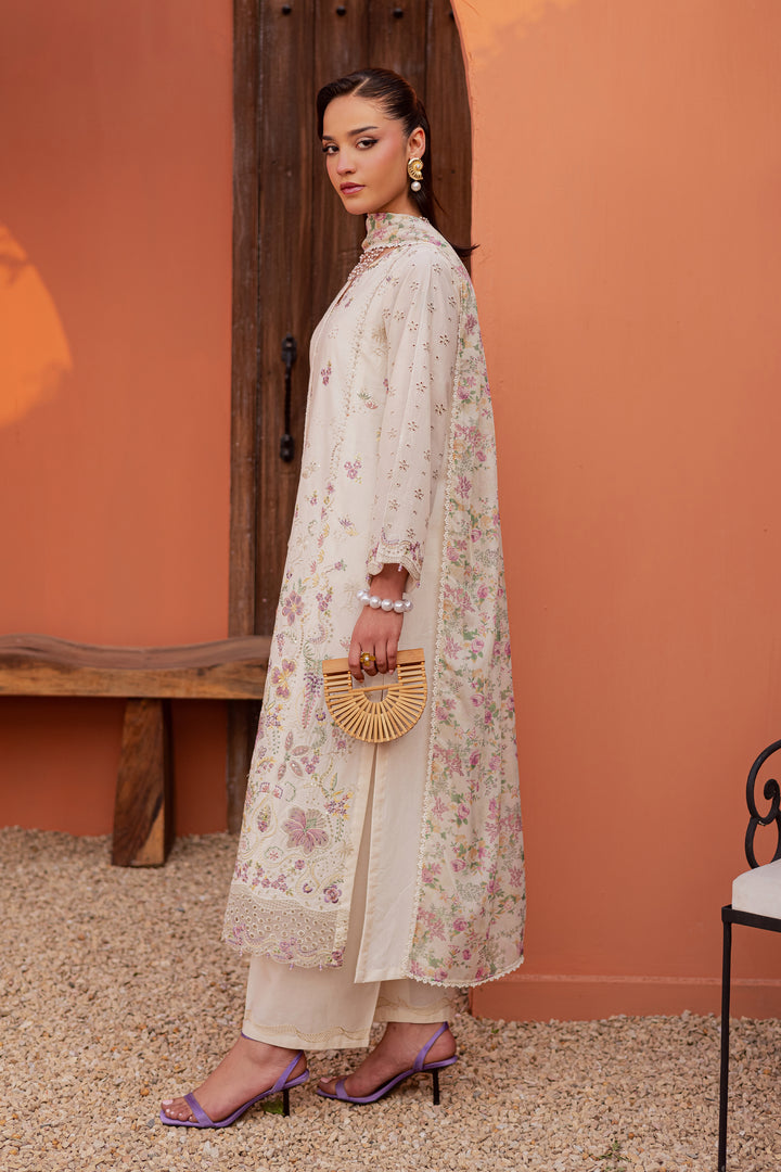 Canberra 3Pc - Festive Embroidered Lawn