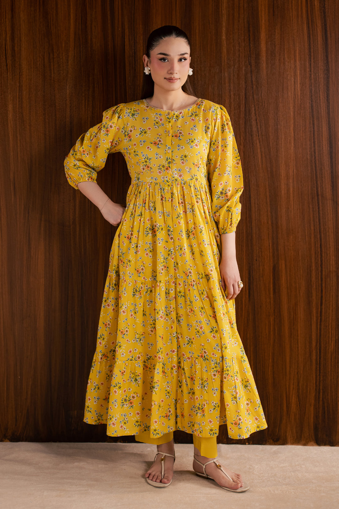 Butter Cup 2Pc - Printed Lawn Dress