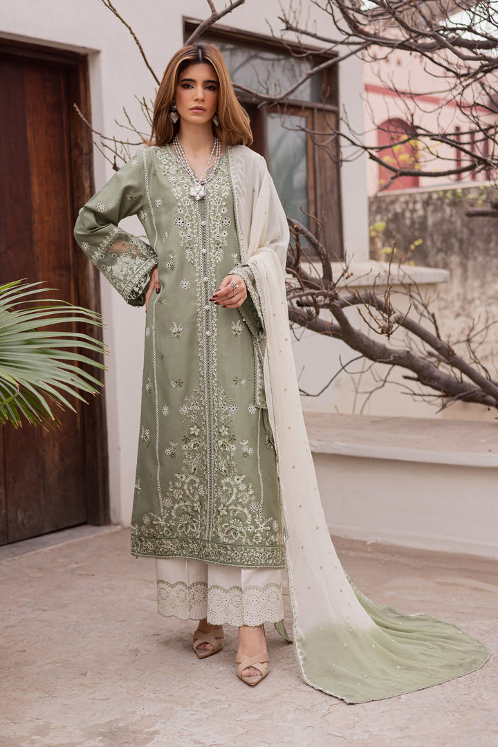 Grass Hopper 3Pc - Embroidered Festive Pret