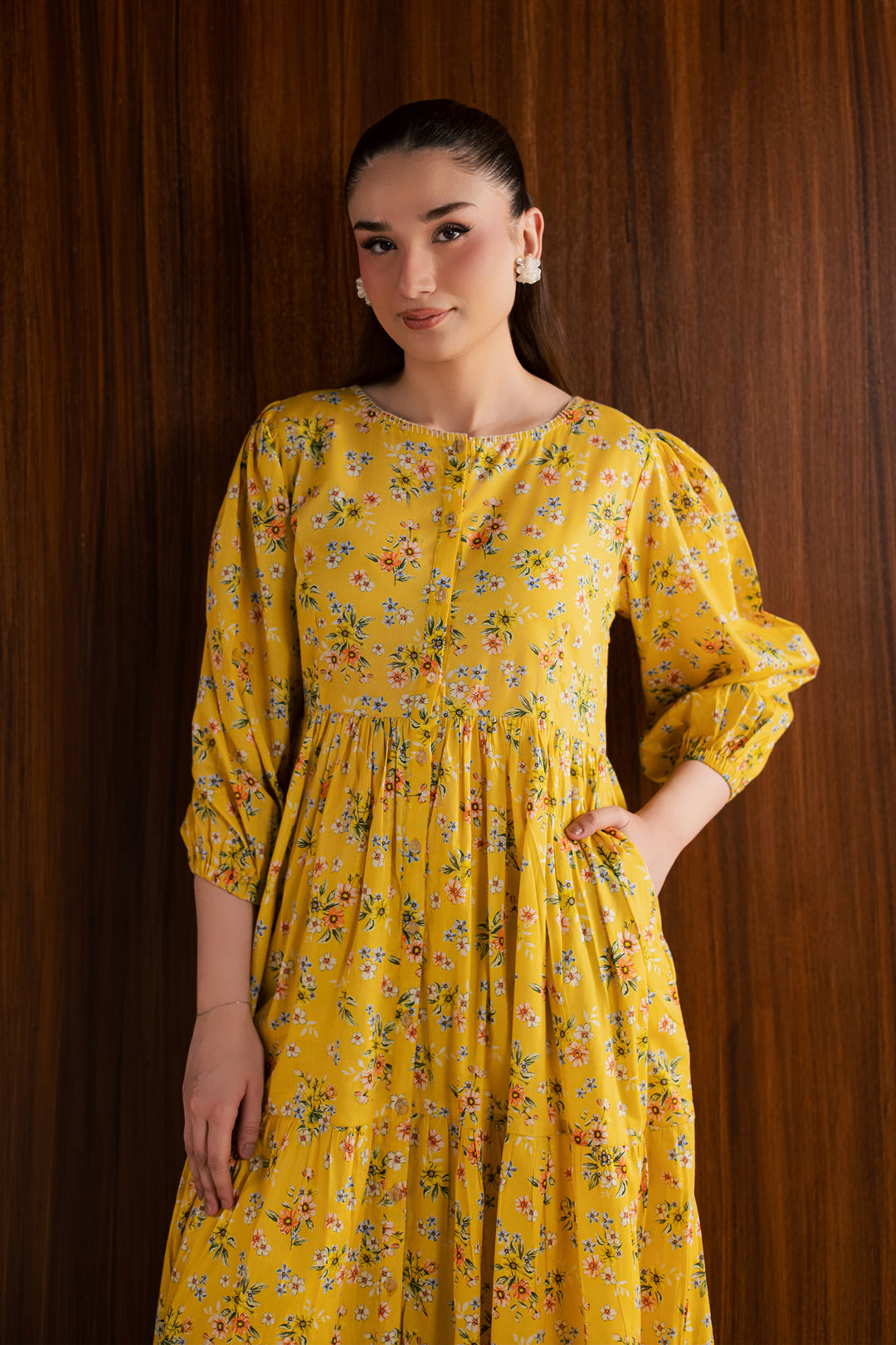 Butter Cup 2Pc - Printed Lawn Dress