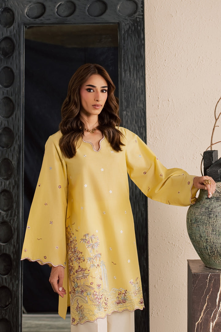 Second Spring 2Pc - Embroidered Lawn Dress