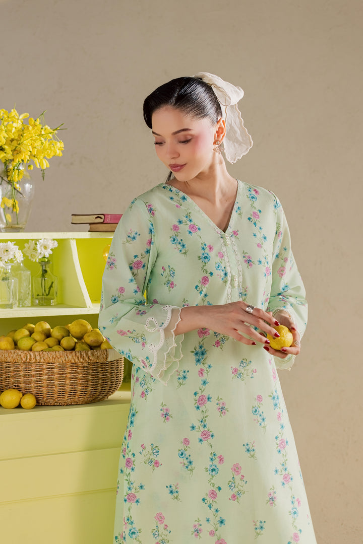 Jiwon 2Pc - Printed Lawn Dress
