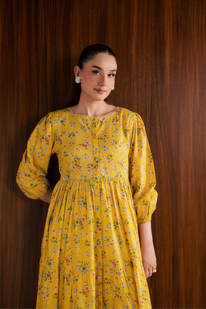 Butter Cup 2Pc - Printed Lawn Dress