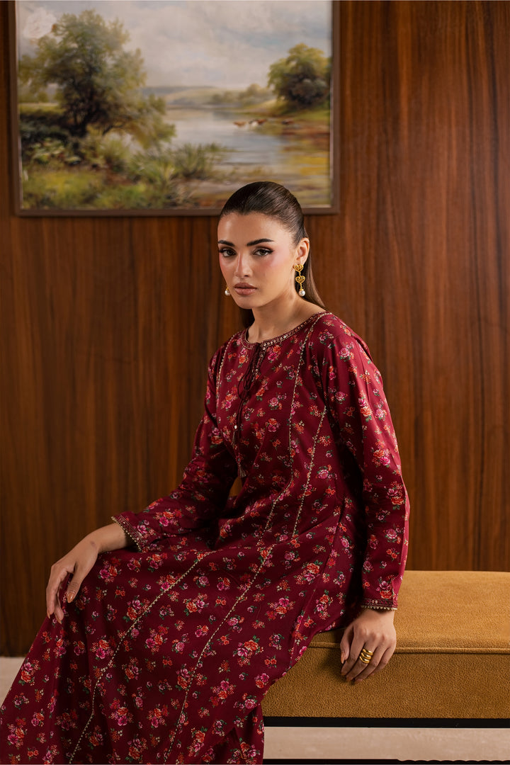 Cherry 2Pc - Printed Lawn Dress