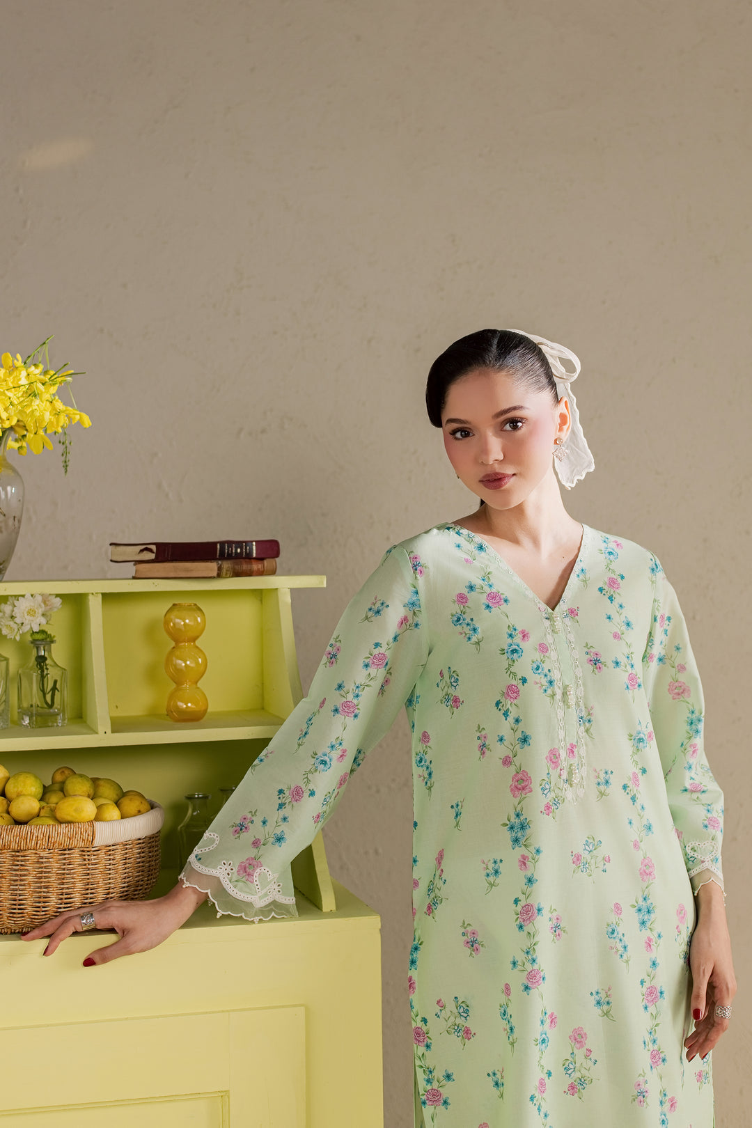 Jiwon 2Pc - Printed Lawn Dress