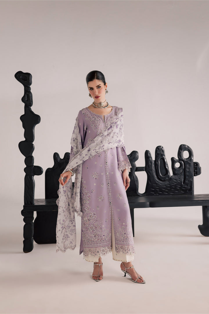 Lilac Elif 3Pc - Festive Eid Pret