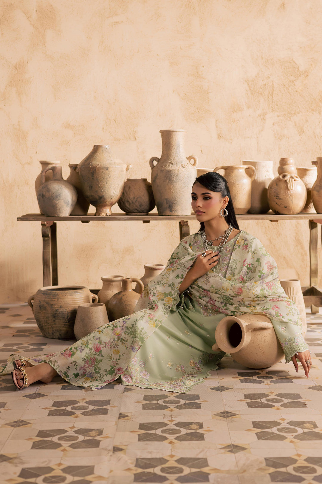 Morika 3Pc - Embroidered Festive Pret