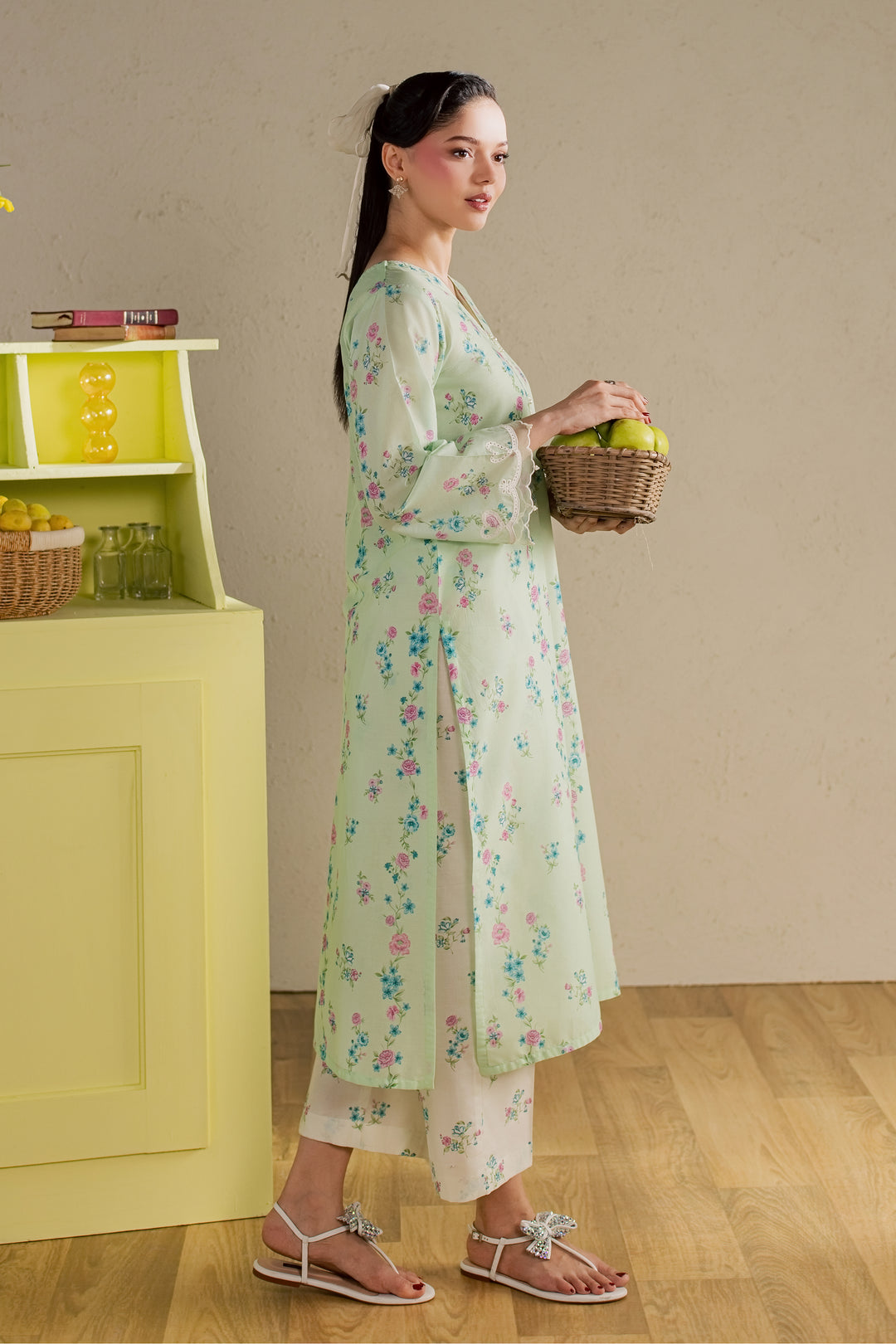 Jiwon 2Pc - Printed Lawn Dress