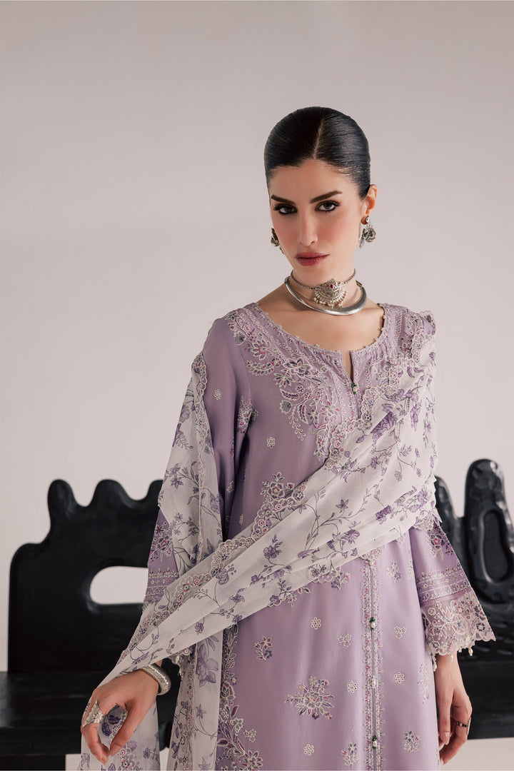 Lilac Elif 3Pc - Festive Eid Pret