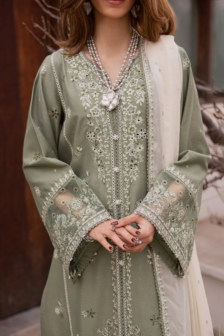 Grass Hopper 3Pc - Embroidered Festive Pret