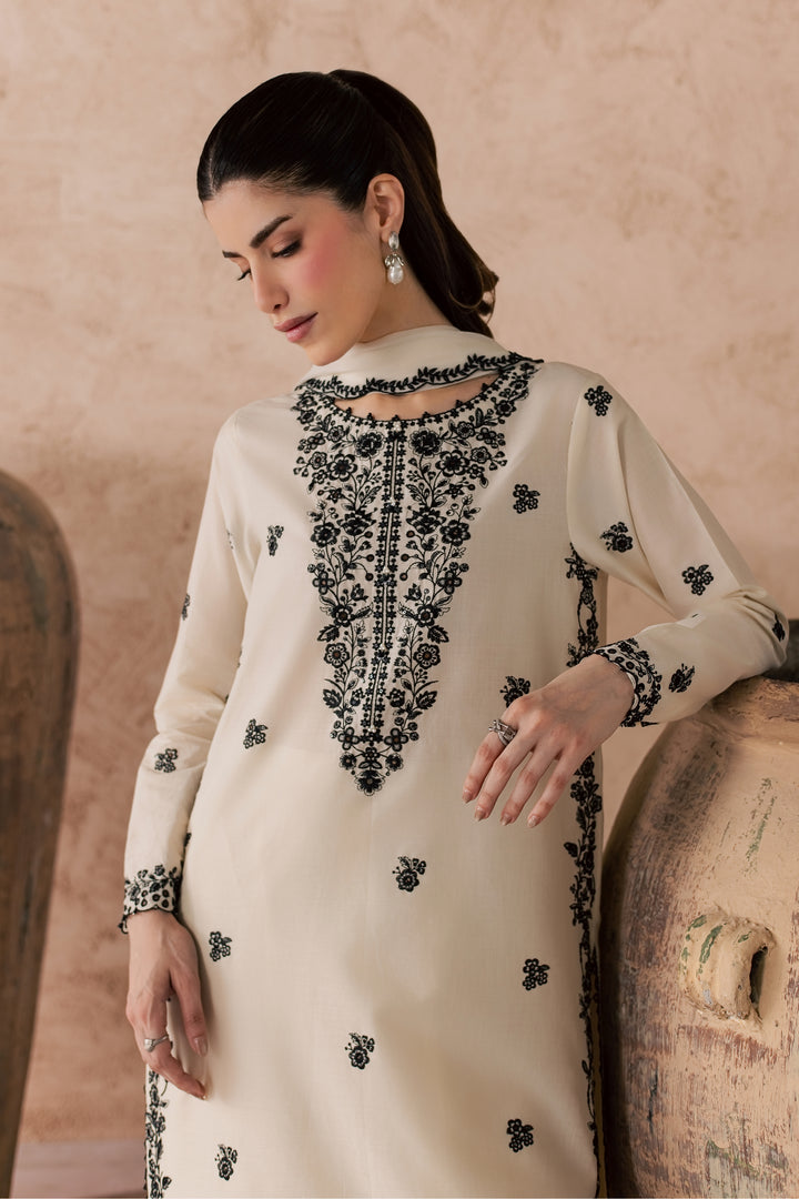 Sia 3Pc - Embroidered Lawn Dress