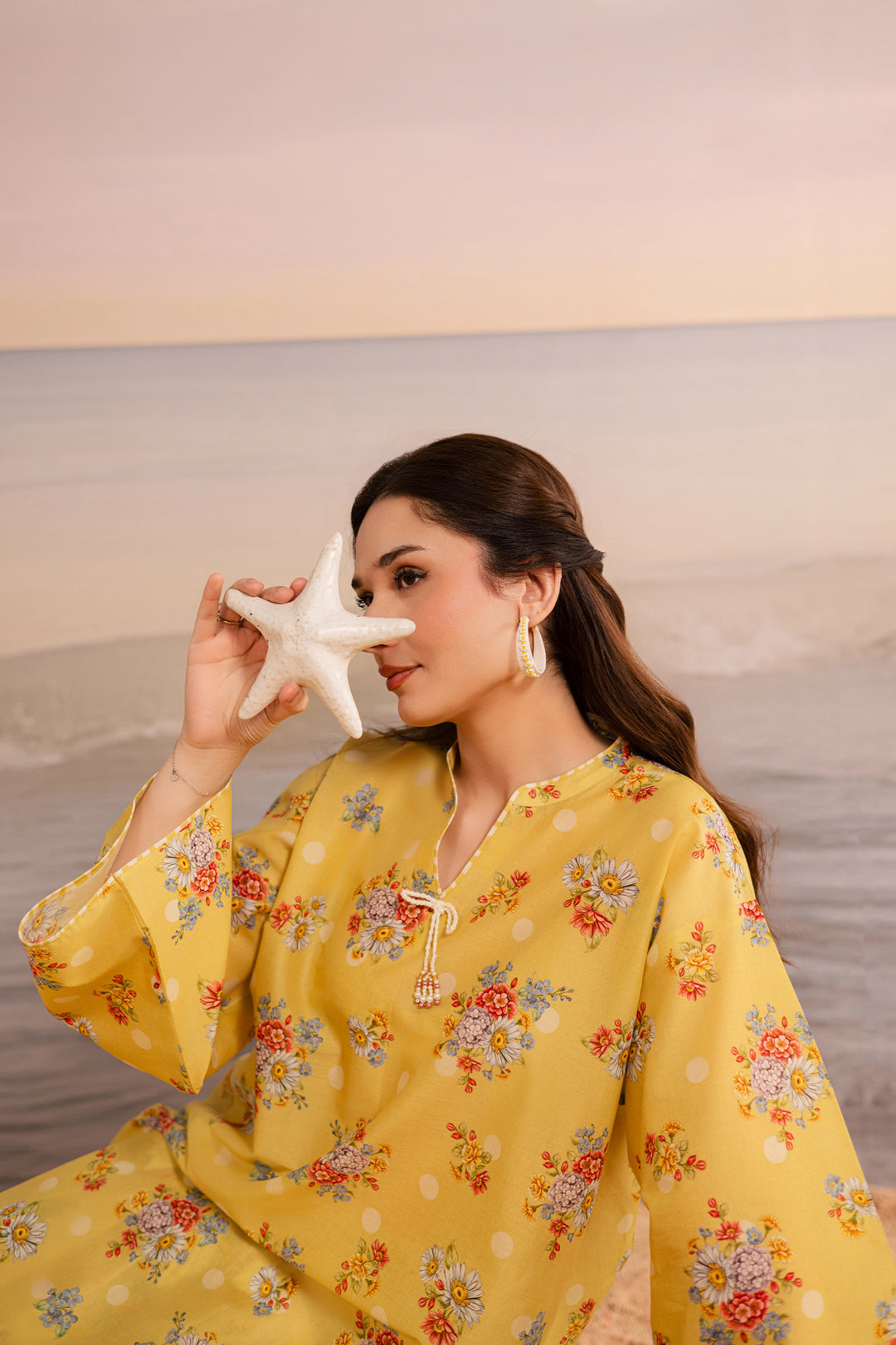 Kirara 2Pc - Printed Lawn Dress
