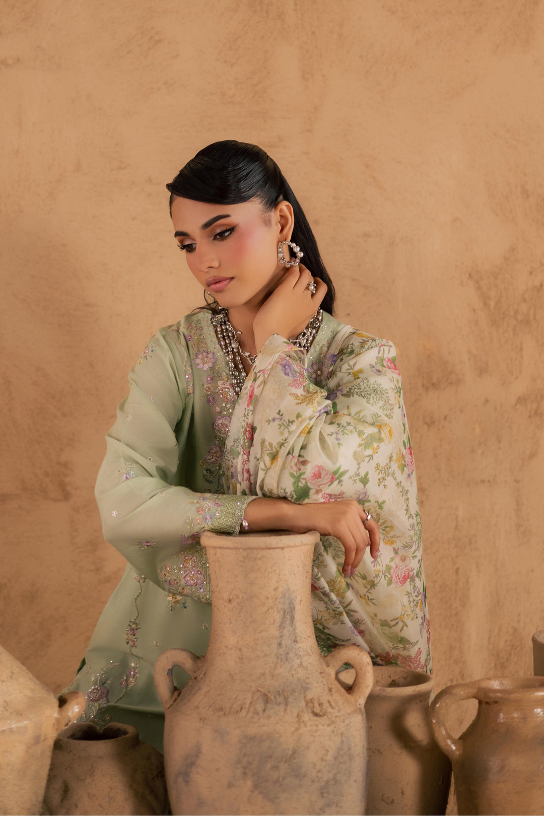 Morika 3Pc - Embroidered Festive Pret