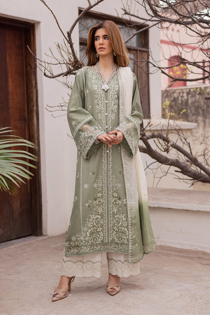 Grass Hopper 3Pc - Embroidered Festive Pret