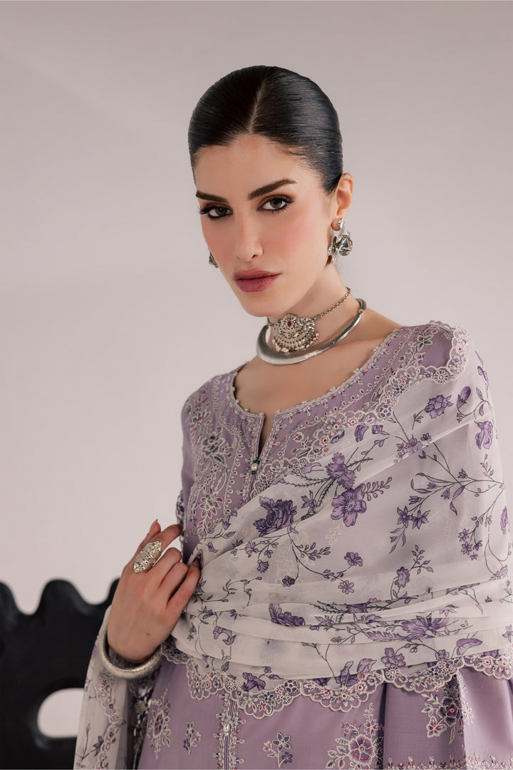 Lilac Elif 3Pc - Festive Eid Pret
