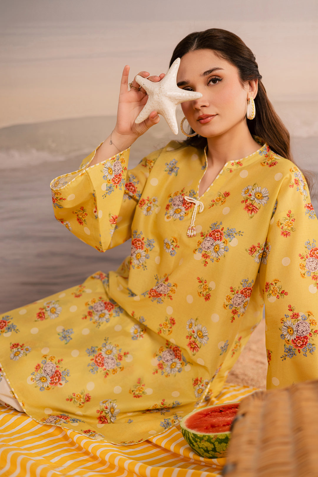 Kirara 2Pc - Printed Lawn Dress