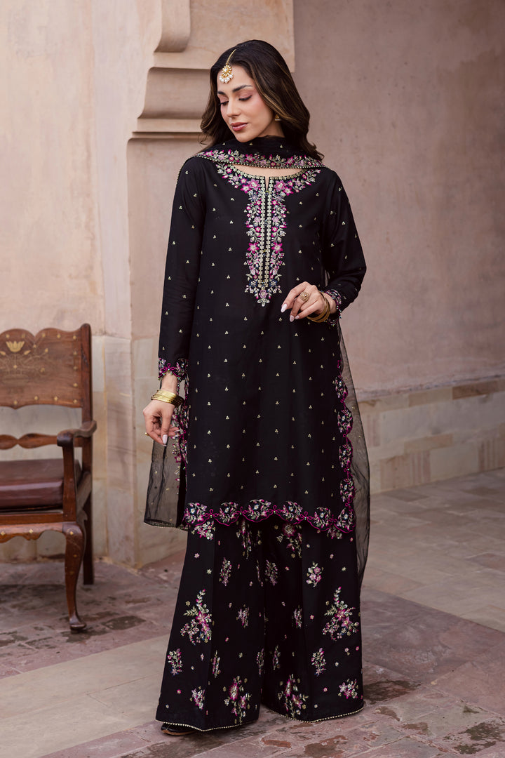 Hozier 3Pc - Festive Embroidered Lawn