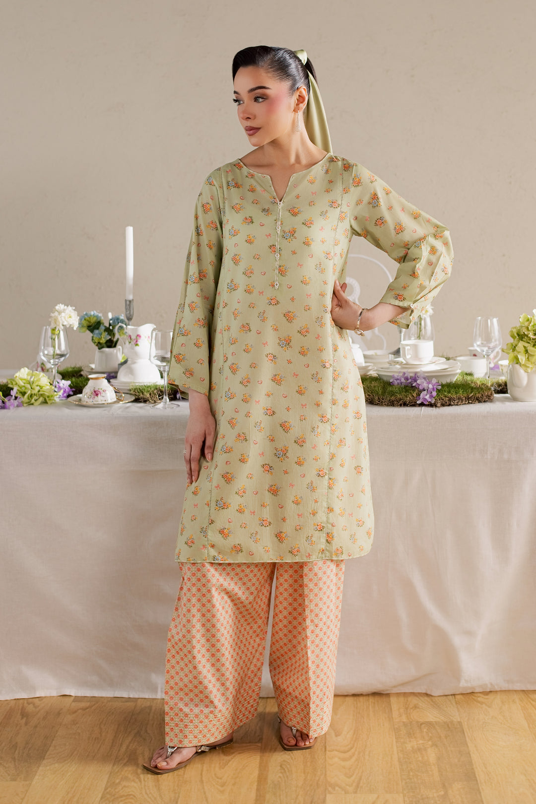 Brian 2Pc - Printed Lawn Dress