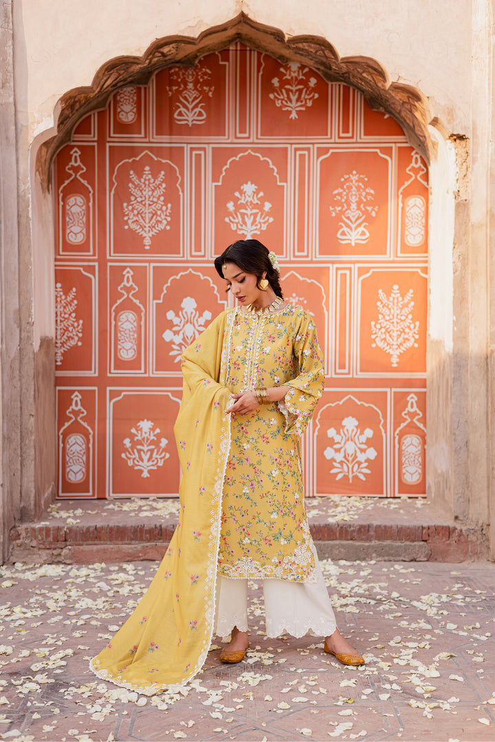 Key Lime 3Pc - Festive Eid Prints