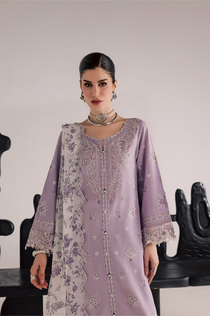Lilac Elif 3Pc - Festive Eid Pret
