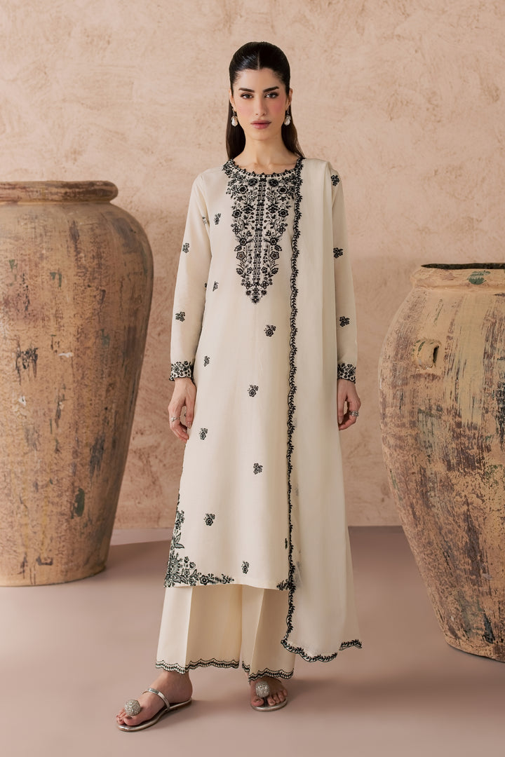 Sia 3Pc - Embroidered Lawn Dress