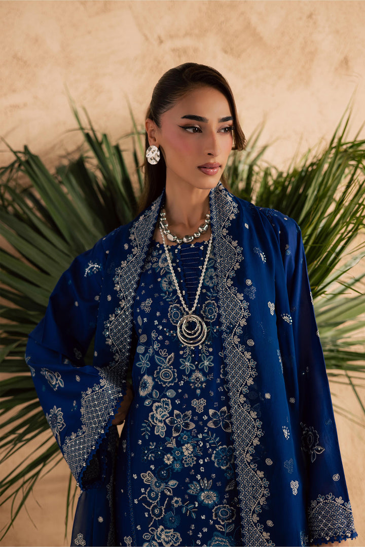 Eirlys 3Pc - Embroidered Festive Pret
