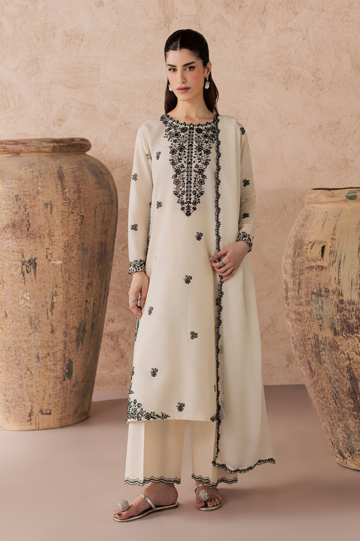 Sia 3Pc - Embroidered Lawn Dress