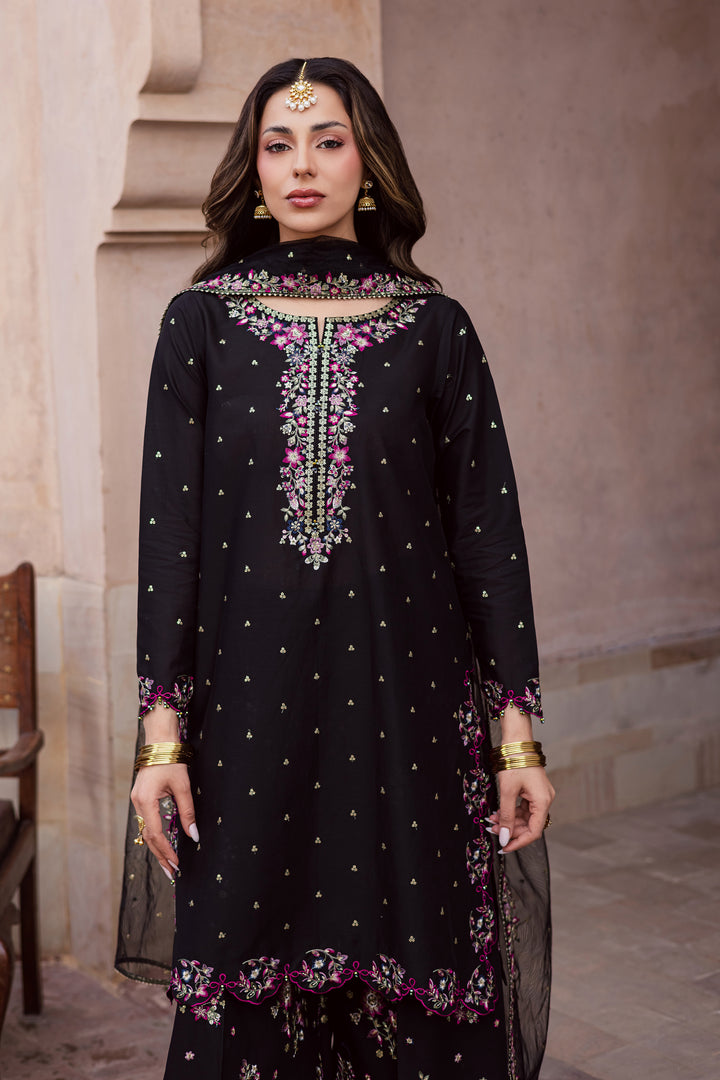 Hozier 3Pc - Festive Embroidered Lawn
