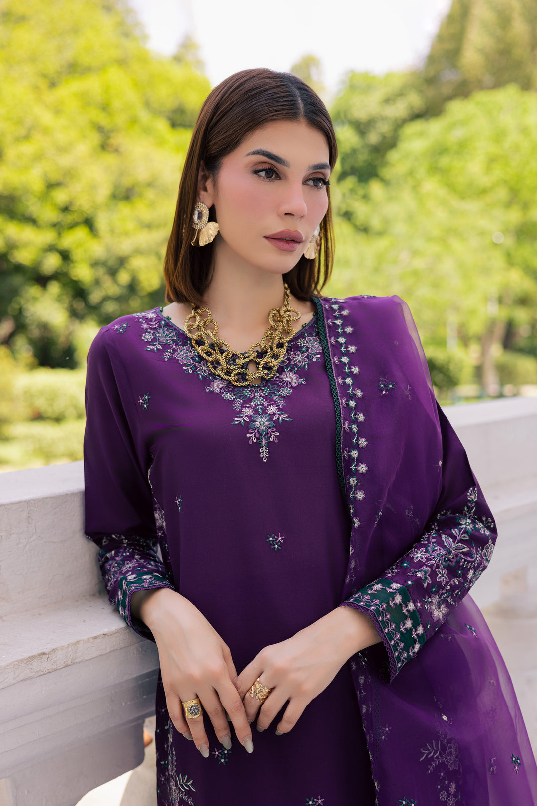Erha 3Pc - Festive Embroidered Lawn