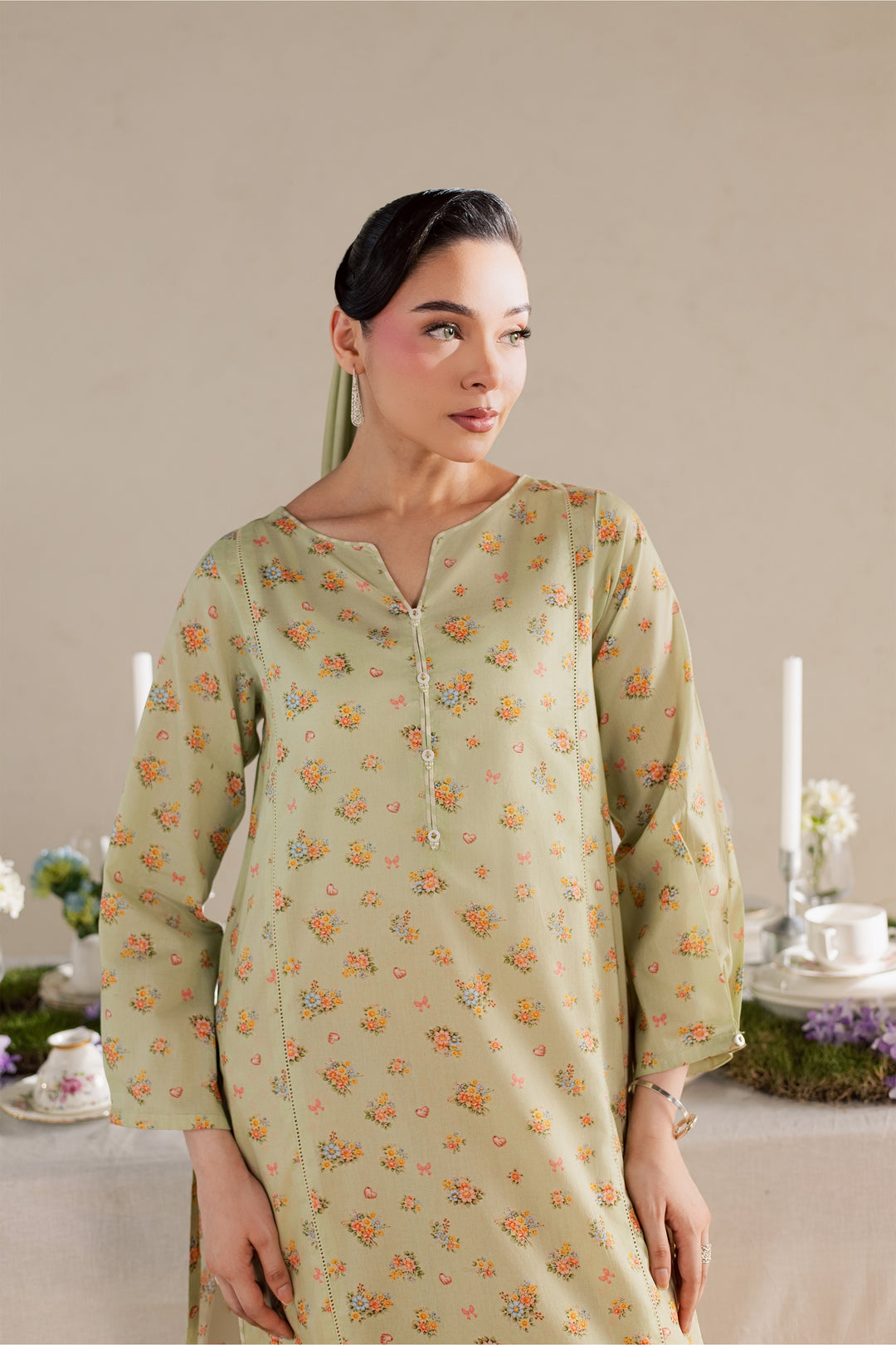 Brian 2Pc - Printed Lawn Dress