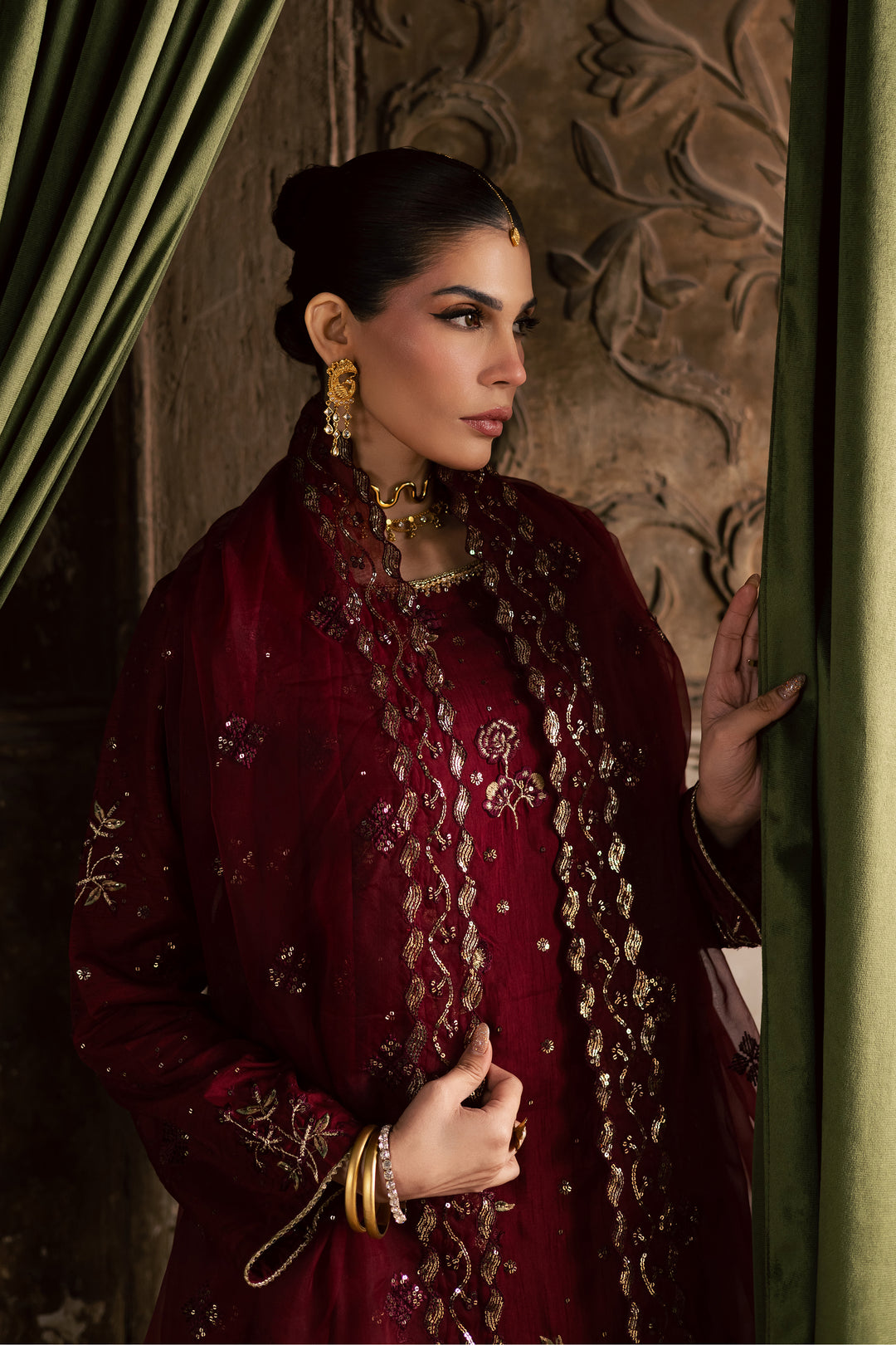 Ruby Amber 3Pc - Festive Luxe Pret