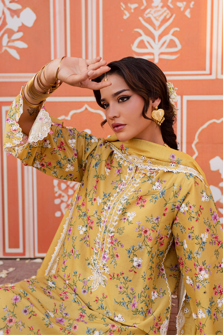Key Lime 3Pc - Festive Eid Prints