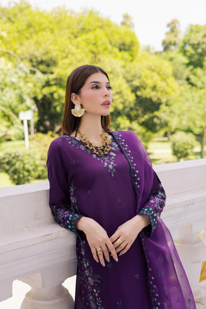 Erha 3Pc - Festive Embroidered Lawn