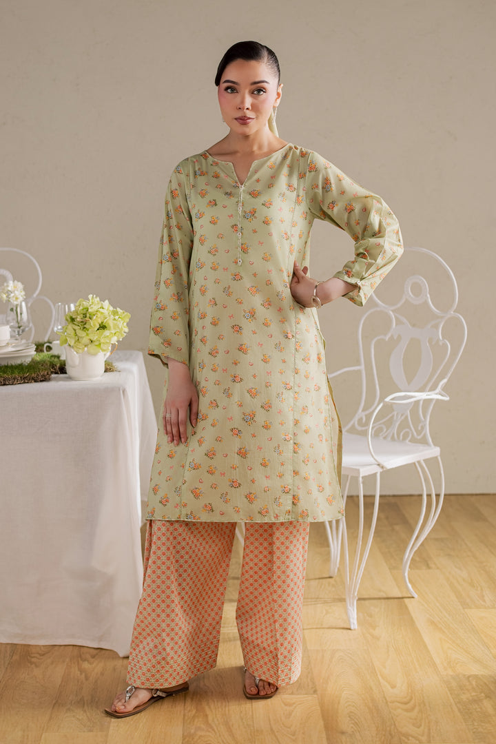 Brian 2Pc - Printed Lawn Dress