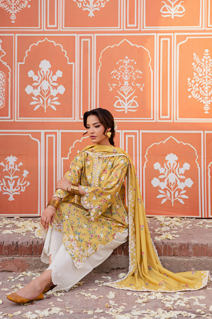 Key Lime 3Pc - Festive Eid Prints