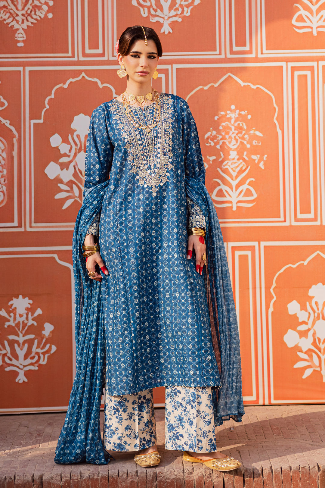 Midnight 3Pc - Festive Eid Prints