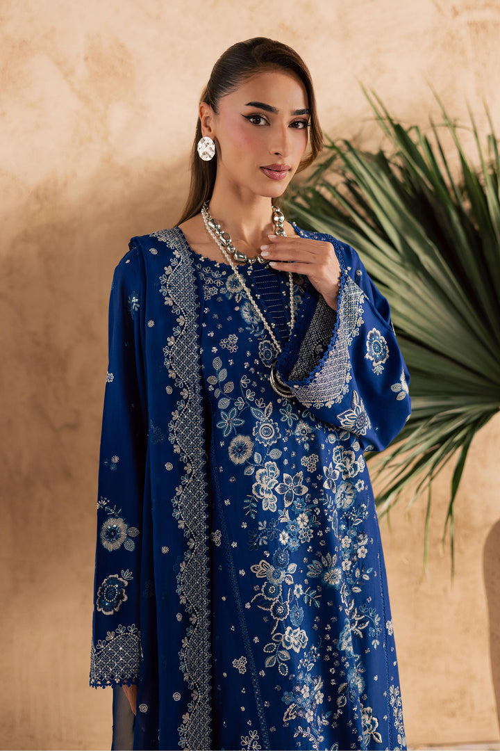 Eirlys 3Pc - Embroidered Festive Pret