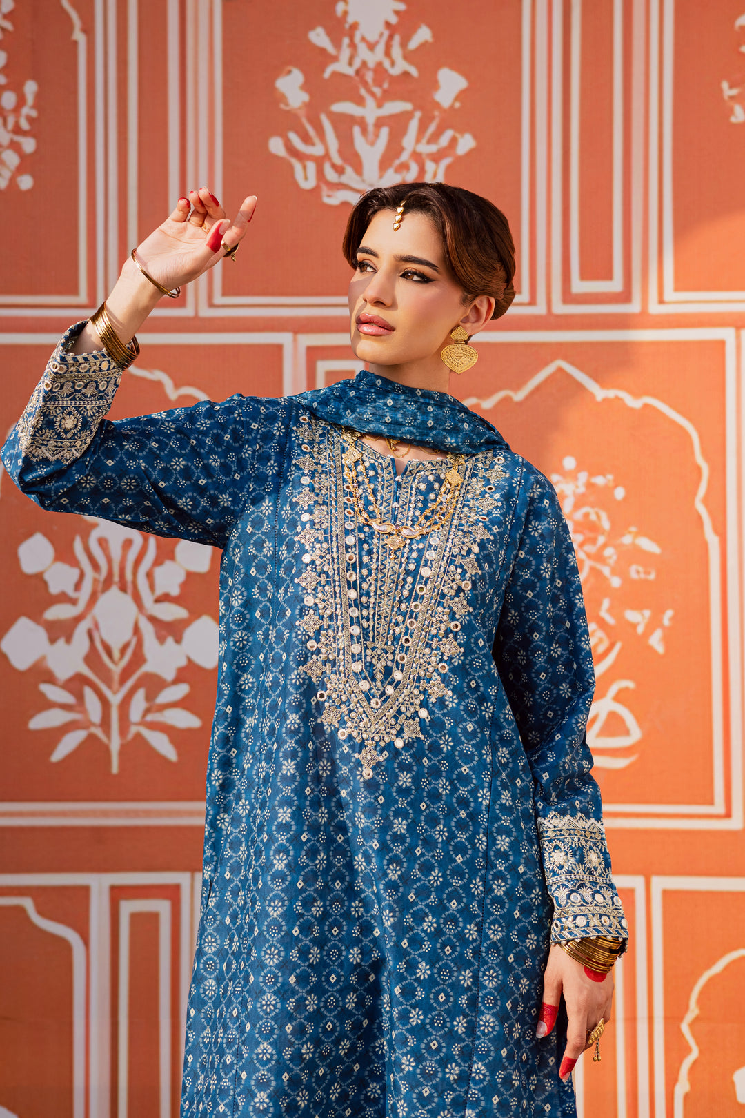 Midnight 3Pc - Festive Eid Prints