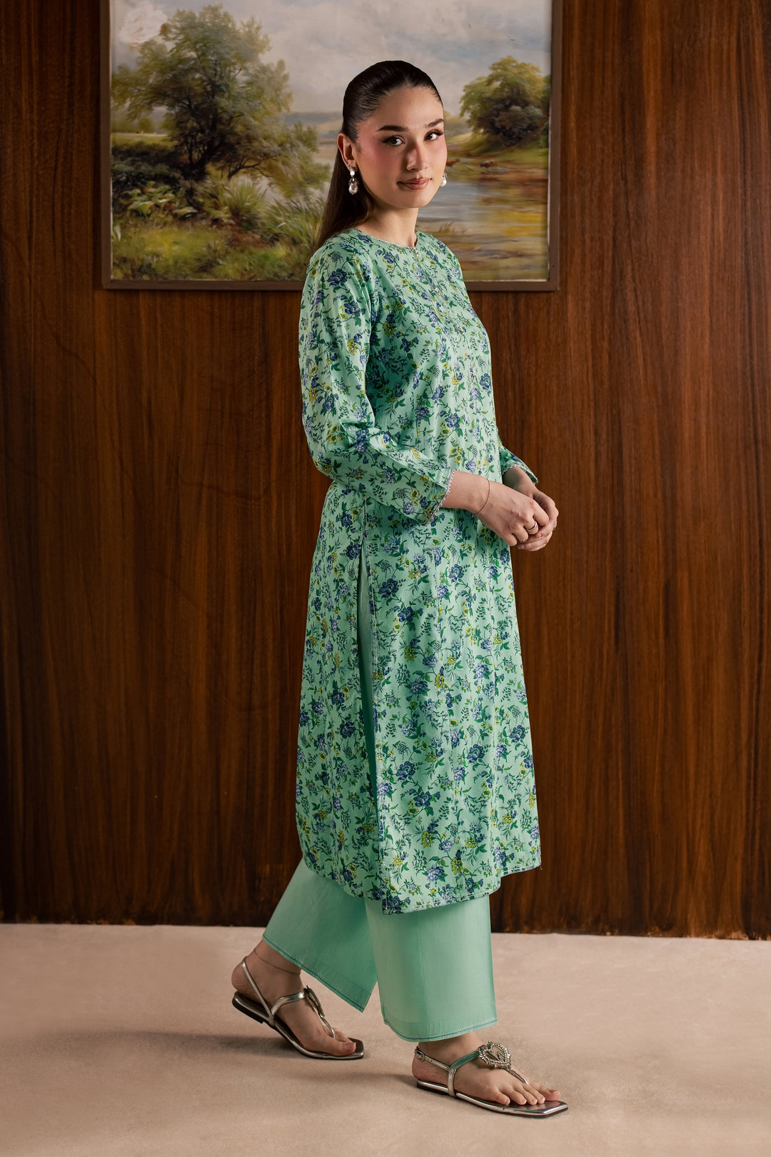 Hanna 2Pc - Printed Lawn Dress