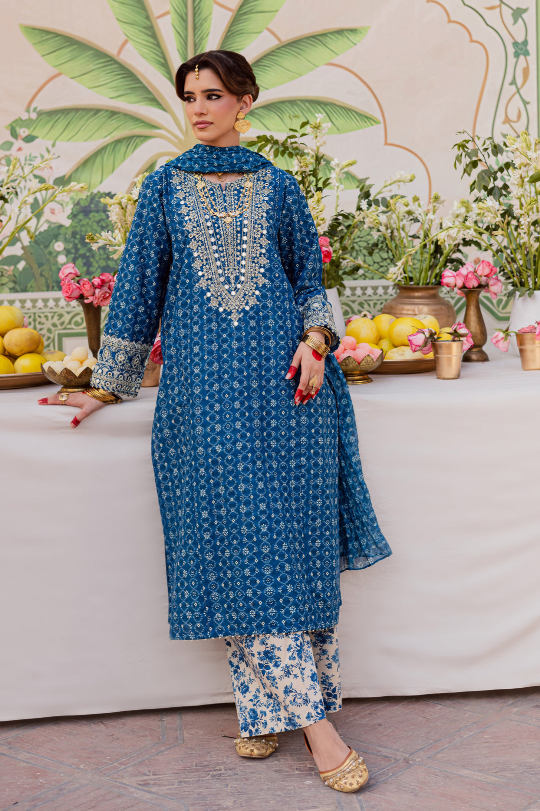Midnight 3Pc - Festive Eid Prints